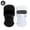 Black+White, variant on 2 Pack Dollar Printed Unisex Dustproof Balaclava Hat Ski Mask Breathable Full Face Mask Suitable for Daily Use Outdoor Travel and Skiing