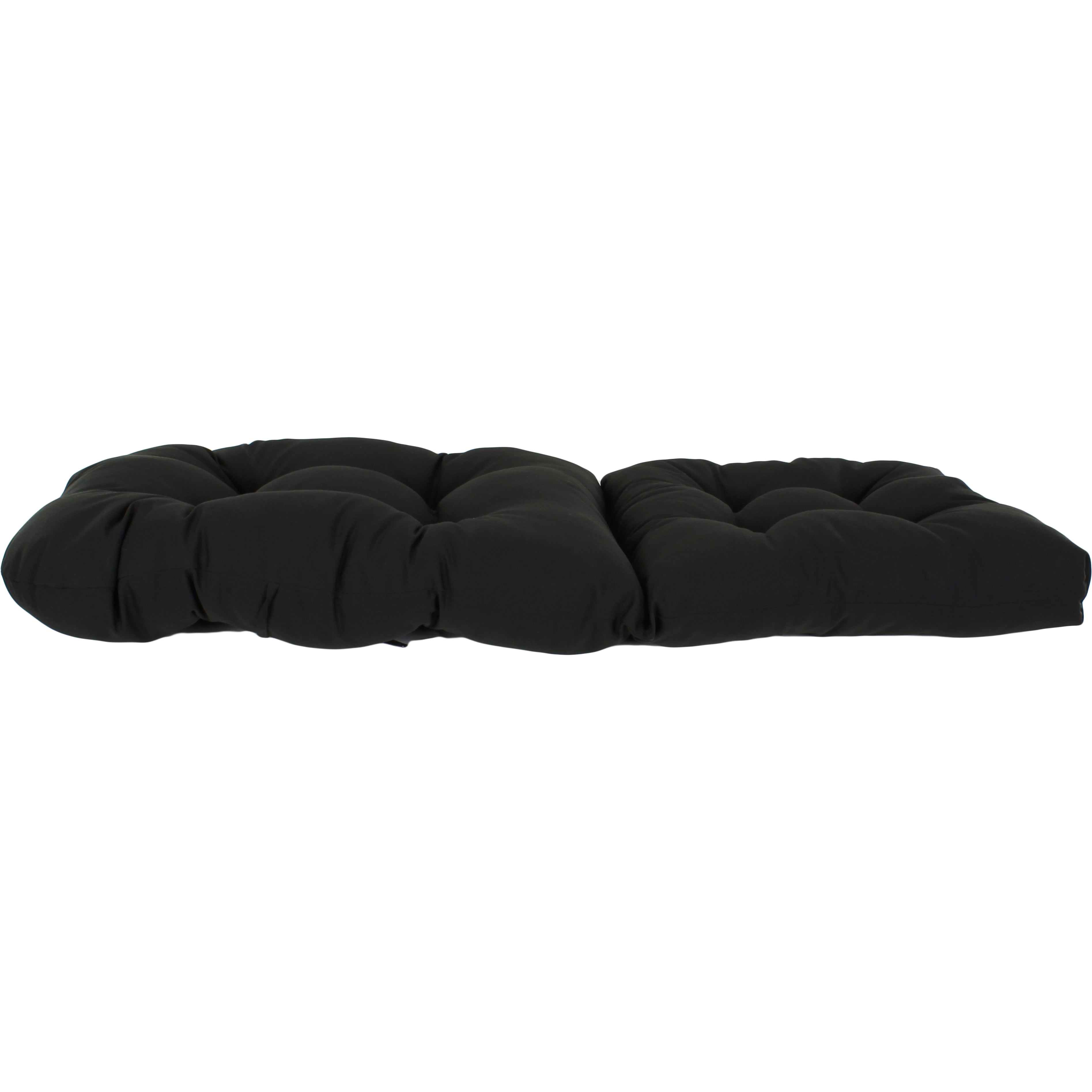 Black Indoor / Outdoor Adirondack Cushion Patio Chair Cushion