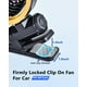 thumbnail image 5 of Ventilador de coche con clip xuenair, funciona con pilas, recargable, amarillo, 5 of 9