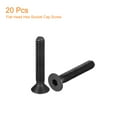 thumbnail image 3 of 1/4-20x1-1/2" Flat Head Socket Cap Screws, 10.9 Grade Carbon Steel Screw Bolts Fasteners 20Pack, 3 of 5