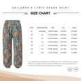 thumbnail image 7 of iEFiEL Kids Girls Baggy Boho Harem Pants Floral Print Hippie Bohemian Pants Colorful Letters 2-3, 7 of 7