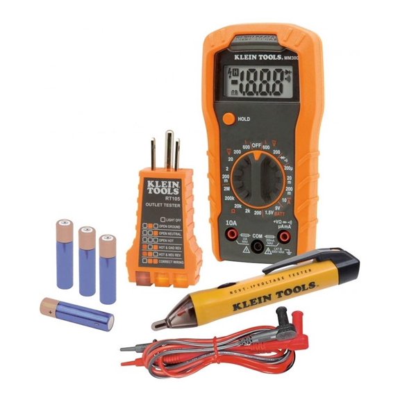 Probador Voltaje Klien Tools Multímetro Receptaculo Kit Prueba Electrica 69149P