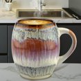 thumbnail image 6 of Mug Glazed Ceramic Coffee Mugs, Large Mug Set of 4 Sturdy Gorgeous Kitchen Decor Cup 20 oz Sets, Microwave Safe Unique Modern Cafe Cups, Best Oversized Mug Gifts, 6 of 7
