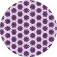 thumbnail image 1 of Ahgly Company Machine Washable Indoor Round Transitional Blossom Pink Area Rugs, 5' Round, 1 of 7
