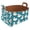 Multicolor 3, variant on Colorful Background Butterflies Storage Basket Collapsible Storage Bin, PU Foldable Basket Convenient Box Storage Organizer with Handles for Shelves Office Bedroom Closet Nursery Toys Laundry