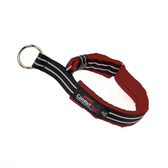 ComfortFlex Premium Padded Martingale Dog Collar for Gentle Control - Bordeaux, Xlarge