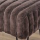 thumbnail image 5 of HOME SOFT THINGS OTOMAN/TABURETE SUPER SUAVE DE PIEL SINTÉTICA. OTOMAN TAPIZADO PARA REPOSAPIÉS CON PATAS DE METAL NEGRO Y ASIENTO ACOLCHADO. 116X40X55CM, CHOCOLATE, 5 of 5