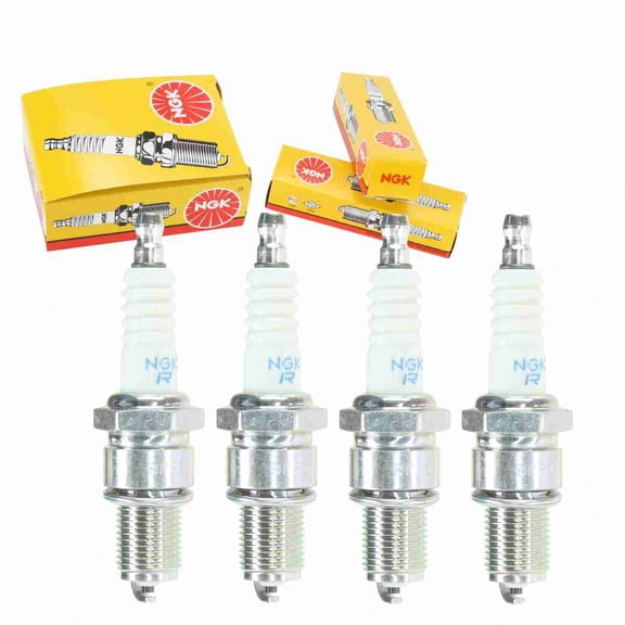 4 pc NGK Standard Spark Plugs compatible with MG MGB 1.8L L4 1962-1981