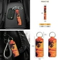 thumbnail image 7 of Yuyamidu Orange Sunset Car Seat Cover for SUV Truck Steering Wheel Cover Seaside Car Shade Seat Belt Strap Pad Handbrake Gear Shift Knob Cover Rearview Mirror Accessory Cup Holder Key Chain 16 Pack, 7 of 7