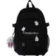 thumbnail image 1 of School Backpack for Teens Girls Middle School Student Travel Black Laptop Backpack Korean Cute Aesthetic Backpack (Black), 1 of 4