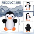 thumbnail image 2 of Llavero de peluche Skylety con forma de pingüino, 10 cm, 8 unidades, 2 of 8
