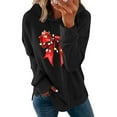 thumbnail image 6 of Makaor Women's Sweatshirt Tops Christmas Plus Size Crew Neck Tops Graphic Long Sleeve Pullover Tees Fleece Cute Fall Winter Clothes, 6 of 6
