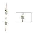 thumbnail image 1 of Bearachild Cestas colgantes 100 hechas a mano, soporte para plantas, macramé, colgador de plantas, maceta para colgar en la pared interior, soporte para Jardín y Patio No.30 Bearachild HA001777-30, 1 of 1