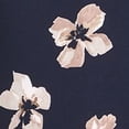 thumbnail image 4 of TOMMY HILFIGER Womens Navy Floral Sleeveless Round Neck Above The Knee A-Line Dress 2, 4 of 4