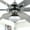 Chrome, variant on Chords Attic 72" Ceiling Fan with LED Light Kit - 8-Blade Reversible DC Motor, 6-Speed Remote Control, Timer, Ultra Quiet for Bedroom, Living Room