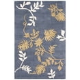 thumbnail image 4 of SAFAVIEH Soho Mable Floral Wool Area Rug, Dark Grey, 7'6" x 9'6", 4 of 10