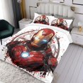 thumbnail image 3 of Iron Man Themed Bed Sheet Set Three Piece Set 53x79 Inches Comfortable And Skin Friendly Unique Design Creating A Star Studded Night, 3 of 6