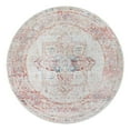 thumbnail image 2 of Unique Loom Noble Collection Area Rug - Victoria (3' 10" Round Multi/Beige), 2 of 6