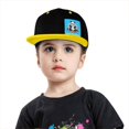 thumbnail image 5 of Customize Picture Children's Baseball Cap, Colorblock Flat-Brim Snapback Adjustable Hip-Hop Hat, Personalized Birthday Gift for Kids., 5 of 10