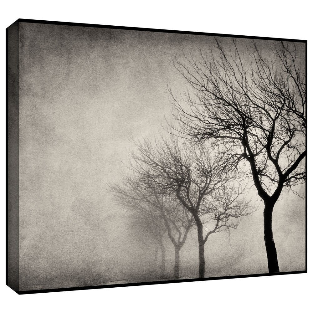 ArtWall Cora Niele "Early Morning Sepia" Gallery-Wrapped Canvas
