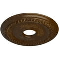 thumbnail image 3 of Ekena Millwork 18 5/8"OD 4"ID x 1 1/8"P Classic Ceiling Medallion (Fits Canopies up to 12 3/4"), Hand-Painted Root Beer Crackle, 3 of 7