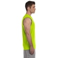 thumbnail image 3 of G270 Gildan Adult Ultra Cotton Sleeveless T-Shirt Gildan - Safety Green - S, 3 of 6