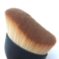 thumbnail image 4 of Brocha para polvos y base, brocha Kabuki, crema líquida, brochas de maquillaje, brocha para licuadora facial, cosméticos multifunción en forma de S, marrón, 4 of 5