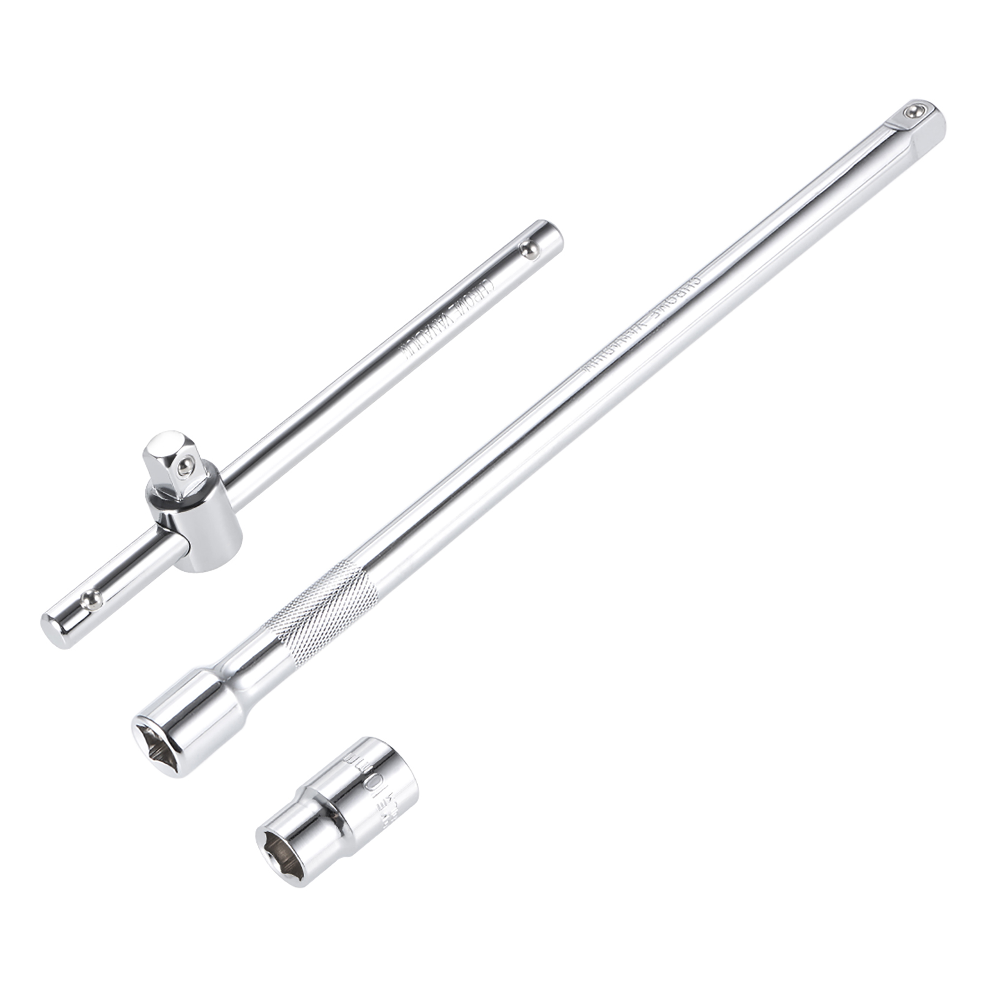 Socket Accessory Set, 10mm 6Point Shallow Socket 6" Sliding Wrench