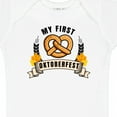 thumbnail image 4 of Inktastic My First Oktoberfest with Pretzel and Banner Boys or Girls Baby Bodysuit, 4 of 5