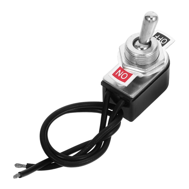 Shisuyan Toggle Switch Replacement Auto Toggle Switch 2-pin Car Rocker Switch Accessory