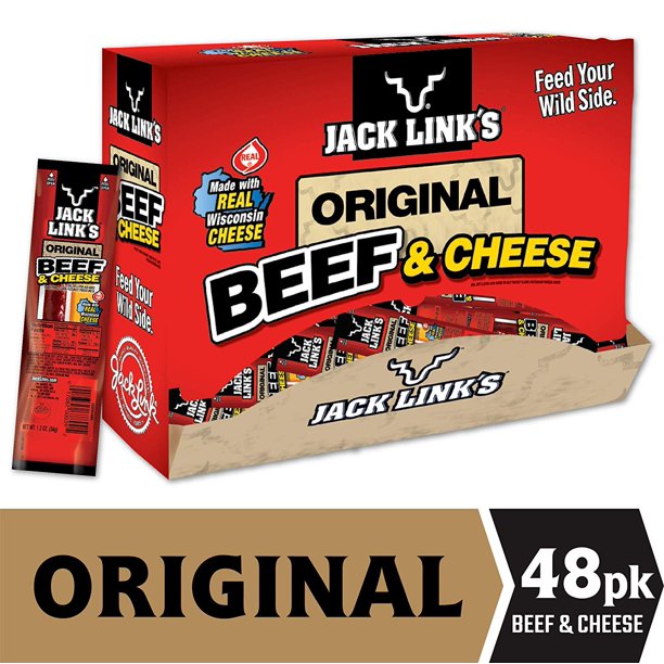 Jack Link’s Original Beef & Cheese Combo Pack, 1.2 oz., Pack of 48
