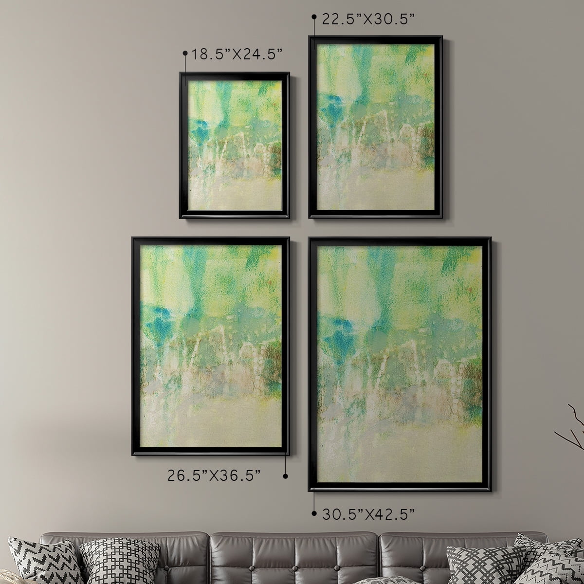 Serus II Premium Framed Print, in Gold, Black, or Silver - Ready to Hang
