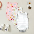 thumbnail image 2 of Actgleam Baby Sleeveless Bodysuits Snap Closure Onesies for Infant，9-12 Months, 2 of 9