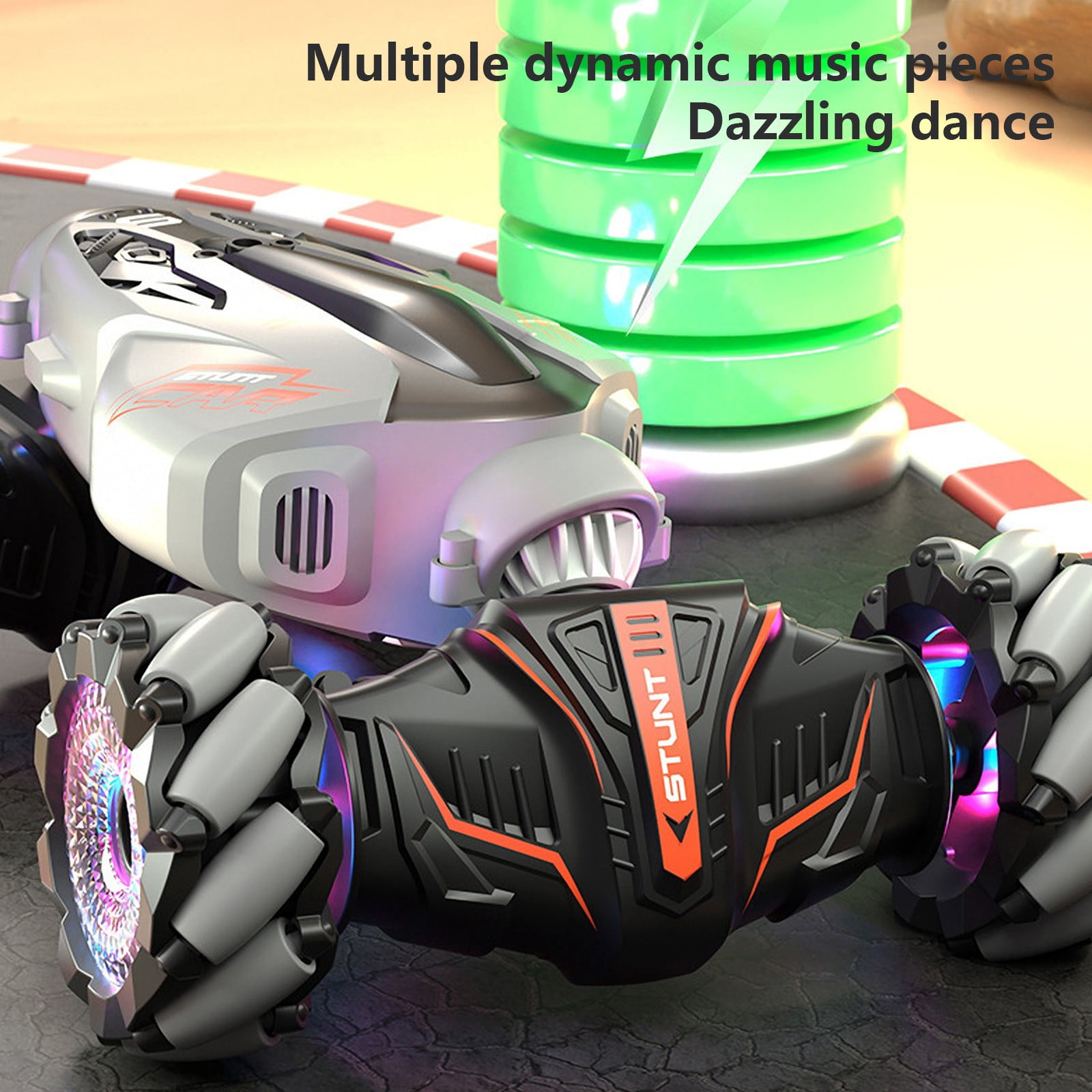 Dmlowu Remote Control Cars - Gesture Sensor/Handle Remote Control Toy Cars, Shockproof Stunt Rc Cars Toys Gift for Christmas Holiday Birthday Party