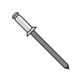 thumbnail image 1 of 1/8X.06-.12 Countersunk Aluminum Rivet With Steel Mandrel (Pack Qty 10,000) BC-ACS42, 1 of 1