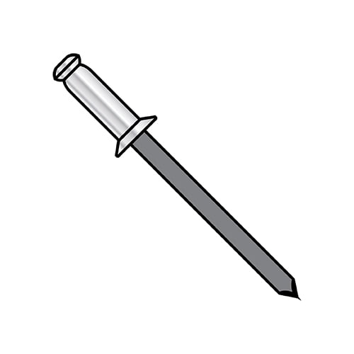 1/8X.12-.18 Countersunk Aluminum Rivet With Steel Mandrel (Pack Qty 10,000) BC-ACS43
