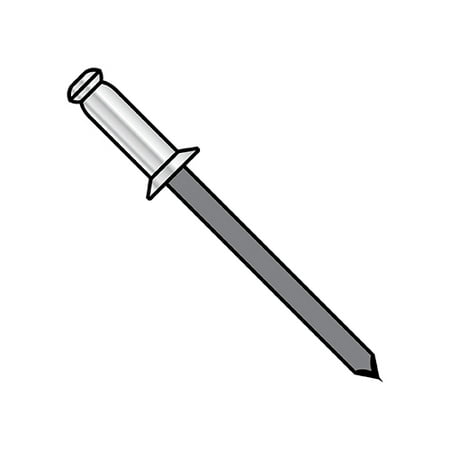 

5/32X.37-.50 Countersunk Aluminum Rivet With Steel Mandrel (Pack Qty 6 000) BC-ACS58