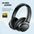 thumbnail image 4 of Soundcore Anker Life Q20 Hybrid Active Noise Cancelling Headphones, Wireless Over Ear Bluetooth Headphones, 60H Playtime, Hi-Res Audio, Deep Bass, Memory Foam Ear Cups, for Travel, Home Office, 4 of 5