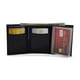 thumbnail image 4 of Cartera Tommy Hilfiger de piel con tres pliegues para hombre, color negro, 4 of 5