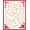 Red, Pattern 1, variant on ODIKA 2x3 Machine Washable Non-Slip Area Rug, Nursery Alphabet with Celestial Learning Motifs High Traffic Rug, Beige, 689179