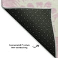 thumbnail image 3 of Addison Rugs Mayfield Washable Transitional Floral Pink Rectangle Rug, 5' x 7'6", 3 of 6