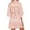 Pink, variant on Women's Satin Robe Bride Bridesmaid Short Kimono Robes for Wedding Party Navy L