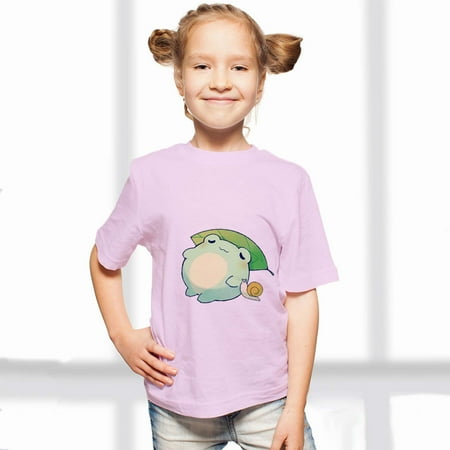 

Simplmasygenix Children s Day Gifts Kids Tops Clearance Toddler Kids Baby Boys Girls Animal Cartoon Print Tops Short Sleeve T-shirt