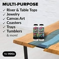 thumbnail image 2 of Hippie Crafter Epoxy Resin Crystal Clear Resin Kit Art and Tabletop | 2 Part Countertop (16 oz Set), 2 of 8