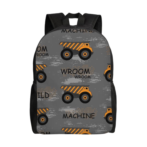 Easygdp Construction Machines Mochila Versátil y Elegante: Comodidad, Almacenaje y Durabilidad para la Universidad, Trabajo, Viajes y Uso Diario