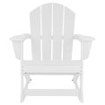 thumbnail image 3 of Keller HDPE Plastic Outdoor Rocking Chair in Weathered Wood (Set of 4), 3 of 6
