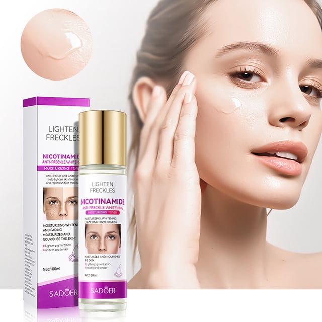 Fiudx Liquidación de ahorros de verano Tónico facial blanqueador e iluminador para hidratar 100 ml