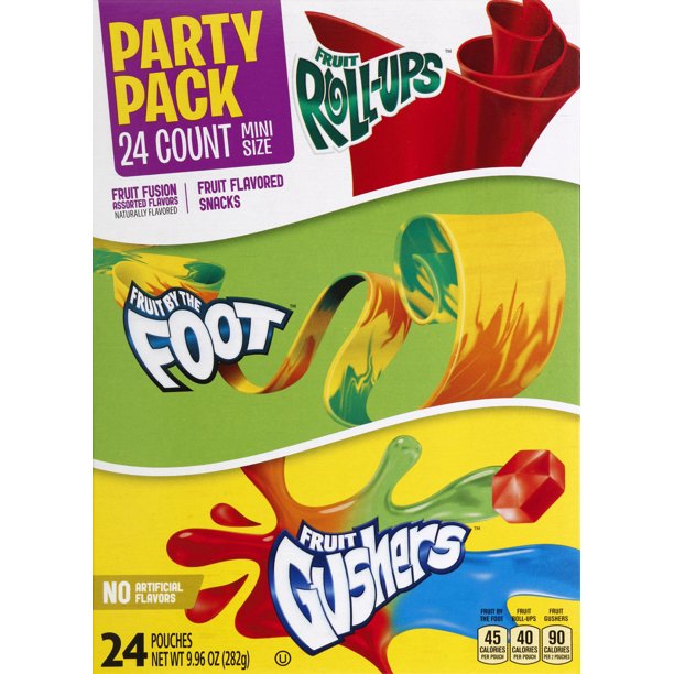 Fruit RollUps, Fruit By The Foot & Gushers, 9.96 oz