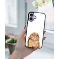 thumbnail image 5 of WIRESTER Shockproof Soft Rubber Cover Case for Apple iPhone 17 6.3" 2025, Floppy Ears Brown Bunny Rabbit, 5 of 5