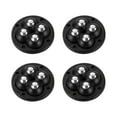 thumbnail image 2 of JWshufel Self Adhesive Universal Wheels for Easy Moving Heavy Items 4 Pack Long Lasting Swivel Casters with Stainless Steel Balls for Storage Boxes DIY Projects Heavy Duty Tools, 2 of 8